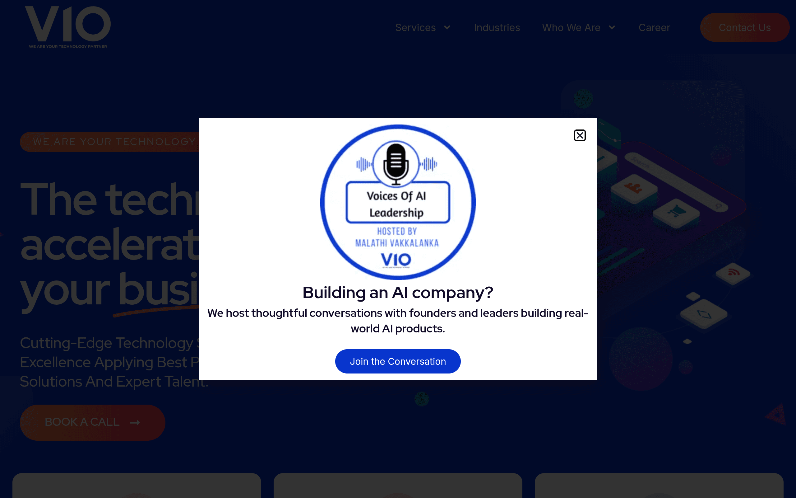 Viobts — live website screenshot